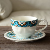 精美咖啡杯|陶瓷|咖啡杯|杯碟套装|杯子 1杯1碟 COFFEE CUP