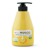 韩国正品进口 Herietta/水果之乡 滋润保湿 香蕉牛奶沐浴露 560g