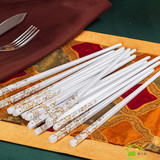 景德镇西式全陶瓷筷子套装家用防滑易清洗创意黄金边环保骨瓷餐具