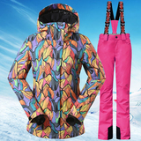 正品滑雪服GSOU SNOW套装滑雪服 高端功能防水保暖滑雪衣冲锋衣女