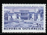 1511奥地利邮票1966年博览会址1全