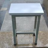 厂家直销工作凳不锈钢铁架凳子小方凳宿舍凳子操作凳餐厅钢木圆凳
