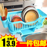 塑料滴水晾放洗碗盘筷碟收纳架沥水碗架碗柜篮餐具置物架厨房用品