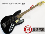 Fender 芬达013-6760黑色Deluxe Active Jazz Bass墨豪电贝司贝斯