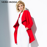 Vero Moda2016新品翻领蝙蝠袖中长款风衣外套|316121017
