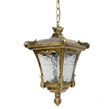 欧式户外吊灯防水庭院灯走廊灯室外单个吊灯单头古铜色阳台灯具