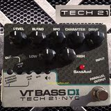 Tech21 Sansamp VT Bass DI 贝司di音箱模拟 贝斯失真单块效果器