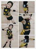 幼儿舞台演出舞蹈裙蚂蚁过河儿童小蚂蚁表演服饰动物昆虫舞蹈服装