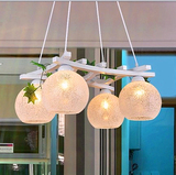 餐厅灯吊灯四头创意现代简约LED饭厅灯具餐厅吧台灯饰餐吊灯包邮