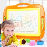 黑板超大号男女孩宝宝益智玩具1-3-5岁儿童彩色画板磁性写字板小