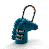 户外旅行用品可爱小巧马状型密码锁锌合金挂锁衣柜锁橱柜锁 清仓