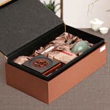 红木盘香炉音乐盒香盒 实木质创意电子香薰炉檀香炉套装一品青莲