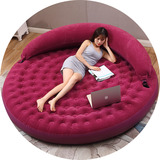 INTEX圆形可折叠双人充气沙发床单人创意懒人沙发家用加大气垫床