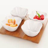 日式创意陶瓷果盘零食盘现代客厅时尚茶几水果盆坚果盘简约大果盆
