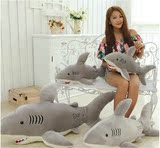 大白鲨鱼公仔海豚布娃娃大号鲨鱼海底世界毛绒玩具儿童女生日礼物