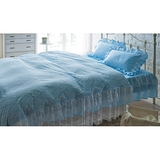 日本代购cecile蕾丝刺绣公主风女生床单床套床包被套被单枕套床品