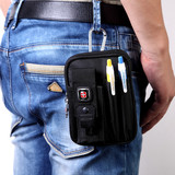 瑞士军刀男士三星 iphone6s plus 5.5/6寸手机包穿皮带多功能腰包
