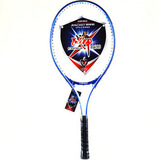 正品战甲铝合金网球拍 初学者练习训练网球拍 单支蓝色 1020