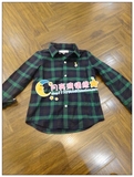 mini peace太平鸟童装 专柜正品代购2016年秋款男童衬衫F1CA63D10