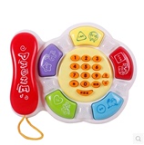 婴幼儿智能卡通音乐电话机 宝宝儿童多功能早教机玩具手机0-1-3岁
