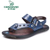 Cardanro/卡丹路沙滩鞋2016夏季新款韩版凉鞋夹趾凉拖两用男鞋