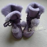 POLLY工厂代购 澳洲 羊皮毛一体男女款 防水 雪地靴 高筒靴欣赏