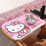 时尚特价凯家居用品卡通蒂猫hellokitty塑料餐垫台垫写字垫桌垫