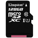 金士顿128G手机卡 Class10 80M/S TF卡存储卡C10高速UHS-I内存卡