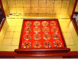 中国象棋水晶象棋棋盘折叠高档象棋套装老师长辈儿童益智生日礼品