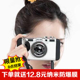 Amigo韩国照相机iphone6手机壳6plus创意苹果5.5挂绳复古6s奢华潮