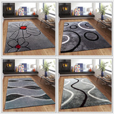 特价促销弹力丝韩国亮丝地毯客厅茶几简约现代图案地毯卧室长方形