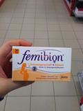 德国直邮 怀孕13周起 孕妇2阶段叶酸及维生素Femibion400 2*30粒