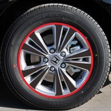 汇达通 本田七代八代九代 14款雅阁专用轮毂贴碳纤维改装轮胎车贴