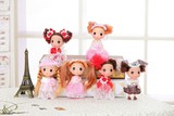 迷糊娃娃套装\正版韩国冬己女童创意小玩偶芭芘芭比玩具挂件 包邮