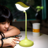 创意鸟语led充电人体感应夜灯壁灯触摸调光护眼床头书桌学习台灯