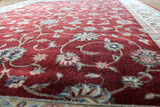 毯客厅茶几卧室混纺美式波斯样板间软装超值米多夫地毯酒红家居块