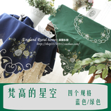 【外贸库存】梵高的星空系列桌布/盖布*蓝/绿两色*4个规格*送餐巾