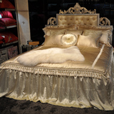 欧式床品 纯法式 米色床品套件 金色豪华床品套件 高档床品样板房