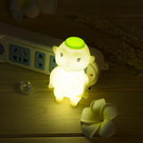 LED小夜灯带开关婴儿喂奶夜灯创意胡巴卡通儿童床头夜灯插电暖光