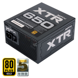 XFX讯景额定650W电源台式机金牌全模组静音游戏电脑电源五年换新