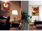 水晶无框画卧室挂画走廊竖版墙画宾馆酒店壁画客厅装饰画抽象单幅