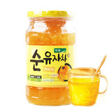 零食特产食品韩国正宗原产进口KJ蜂蜜柚子茶560(860)g 2瓶包邮