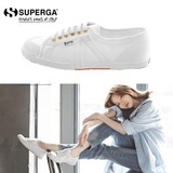 韩国代购直邮专柜正品SUPERGA模特李絮金色扣眼舒适情侣帆布鞋4色