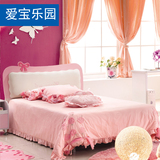创意粉色小女孩公主儿童家具套房组合儿童床1.5/1.2米儿童床