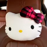 Hello kitty汽车头枕护颈枕可爱卡通车用座椅靠枕枕头车枕一对装