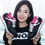 网面透气运动鞋女韩版跑步鞋2016春季鞋子女学生休闲鞋平底单鞋女