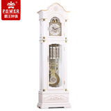 霸王实木豪华落地钟欧式复古机械座钟客厅创意立钟赫姆勒机芯钟表