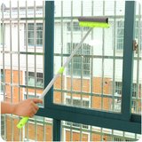 双面擦可伸缩擦玻璃器 家用加长手柄窗户刮水器可拆式玻璃清洁器