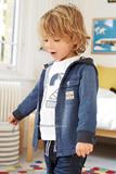 【NEXT正品英国代购】男童（3月-6岁）蓝色细格织纹外套
