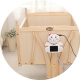 多功能电动婴儿床实木环保无油漆宝宝摇篮自动智能BB床可变书桌